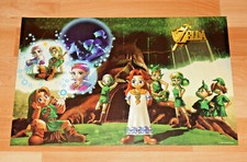 1998 The Legend of Zelda Ocarina of Time rare small Poster 40x26cm GameCube N64