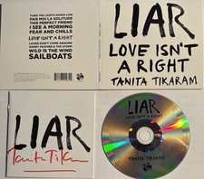 Tanita Tikaram signiert CD LIAR original Unterschrift Signatur Autogramm Signed