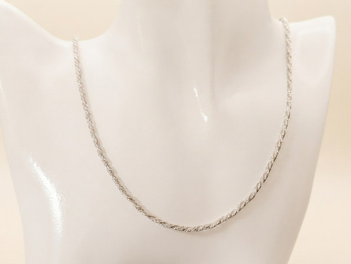 Vintage lange 835 silber kette - vintage,