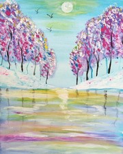 Acrylbild auf Leinwand