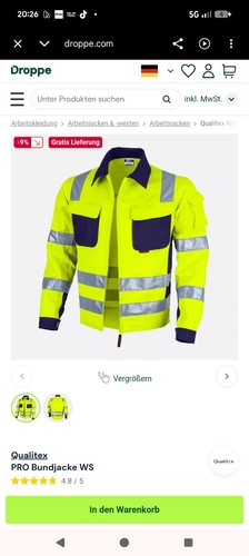 Neu warnjacke herren - neu!,