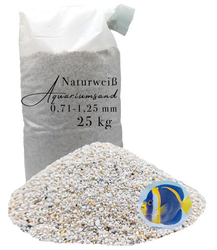 Weißer aquariumsand 25kg - weißer,