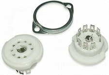 RÖHRENSOCKEL 9 Polig Draht Chassis RÖHRENFASSUNG 