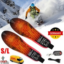 USB AKKU Beheizbare Einlegesohlen Thermosohlen Schuhheizung Schuheinlagen Winter