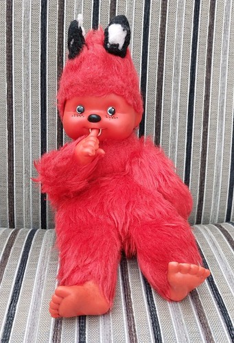 Monchichi teufel puppe - teufel,