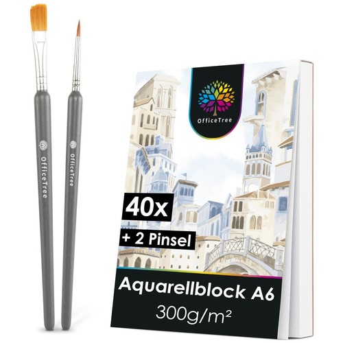 Officetree aquarellblock - officetree, a6