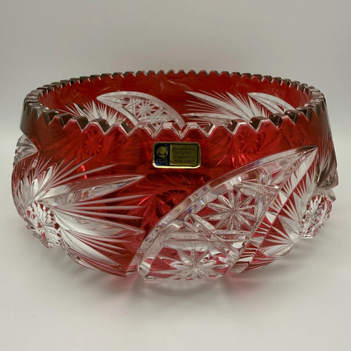 Lausitzer glas schale - glas,