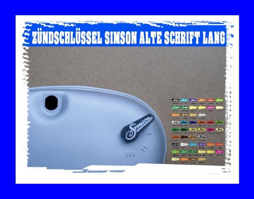 Simson zündschlüssel alte - simson,