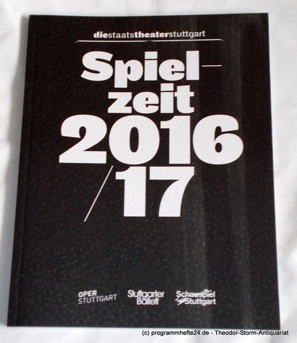 Programmheft spielzeit 2016 - programmheft,
