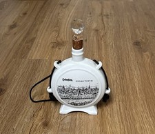 Porzellan Flachmann Schnaps