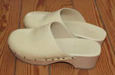 Aeyde Clogs BIBI, Creme, Größe 39, top Zustand, NP 329 €