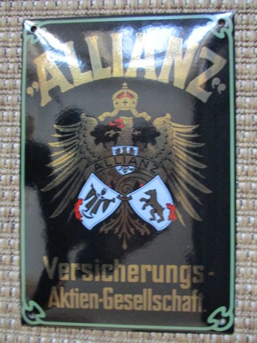 Allianz jubiläumsschild - allianz,