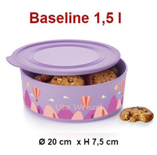Tupperware quadro runde 5l - quadro, 1,5l