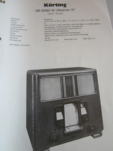 Schaltplan radio körting sb - n,