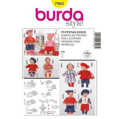 Burda schnittmuster 7903 - burda,