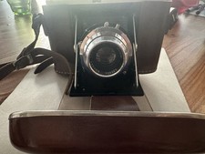 Fotokamera Adox Golf 6x6 Pronto Adoxar 1:6,3/75mm inkl orig. Ledertasche.