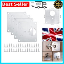 4 Stück Edelstahl Scharnier