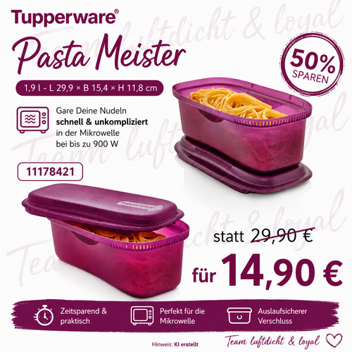 Tupperware mikro pastameister - mikro,