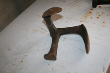 schuster schuh macher amboss 3 fuß alt guss eisen metall unrest vintage deko