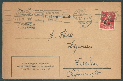 Leipziger messe 1921 dresdener - leipziger,