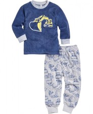 Schlafanzug Frottee Bagger