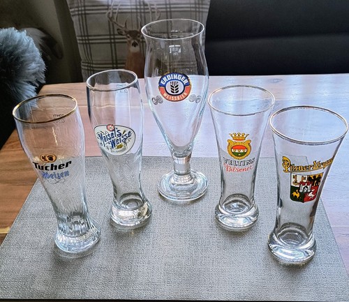 Alte biergläser - , --