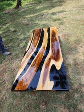 Schwarz Epoxid Harz Cafeteria