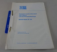 Teilekatalog / Ersatzteileliste Sachs Motor  Sachs Stamo ST 102 Stand 11/1976