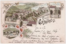 alte Litho-Ak Glashütte