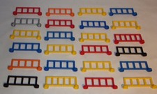 LEGO DUPLO ZOO BAUERNHOF PUPPENHAUS GARTEN BAUSTELLE 24 ZÄUNE ZAUELEMENTE !!