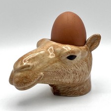 Wachtel großer Kamelkopf Keramik Eierbecher
