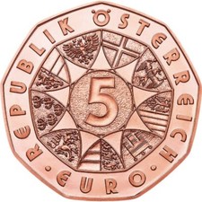 Österreich 5 Euro Kupfer UNC - freie Auswahl