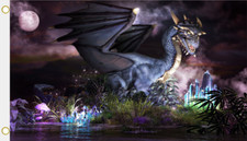 Fahne Flagge Drache mit