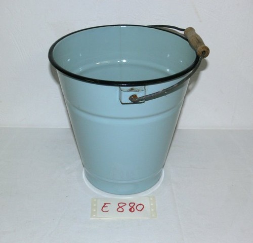 Alter antiker emaille eimer - alter,