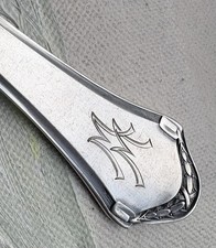 riesige Speise Gabel Art Deco