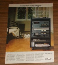 Seltene Werbung vintage WEGA