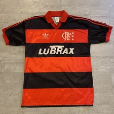 Adidas CR Flamengo 1990-1992 Zico #10 Home Jersey Sz-XL