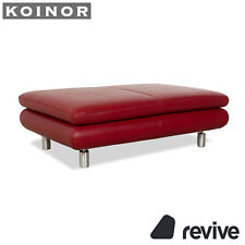 Koinor Leder Hocker Rot