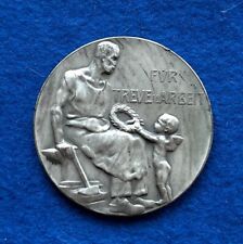 Medaille Silber Für Treue Arbeit Industrie Verband Mannheim Poellath mit Etui