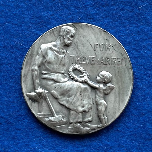 Medaille silber für - für, treue