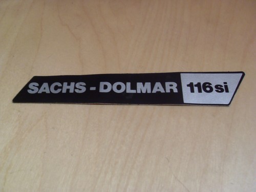 Original aufkleber dolmar 116 - dolmar,