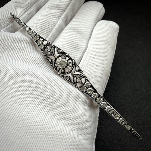 Jugendstil stab brosche 14k - brosche,