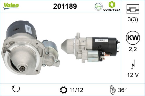 Anlasser starter valeo - anlasser,