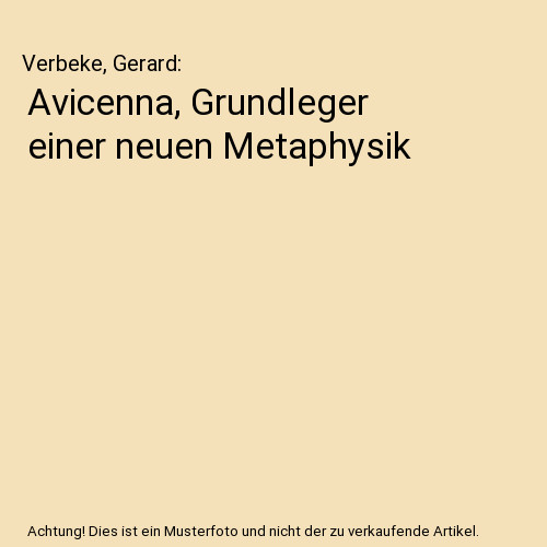 Avicenna grundleger einer - grundleger,