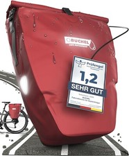 Gepäckträger Tasche Fahrradtasche wasserdicht + Halterungssystem merlot Büchel