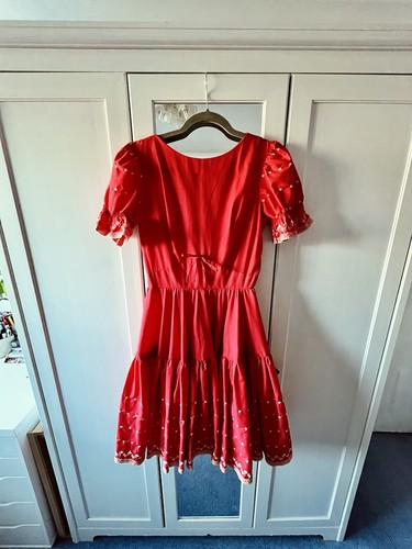 Vintage kleid malco modes rot - vintage,