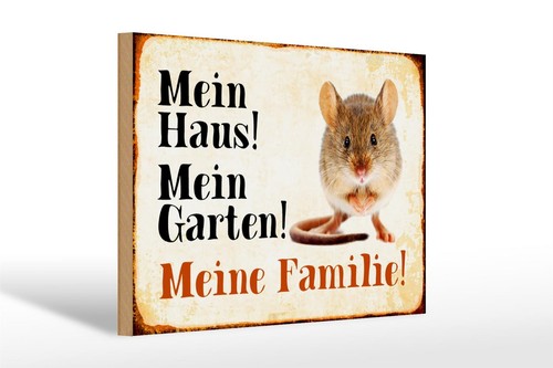 Holzschild tiere 30x20 - holzschild,