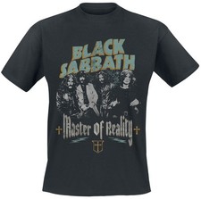 Black Sabbath T-Shirt Herren Master of reality schwarz Band-Merch, Bands