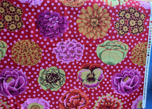 Kaffee fassett patchworkstoff - kaffee,