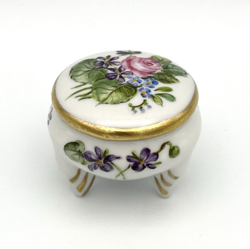 Vintage pillendose antik - pillendose,